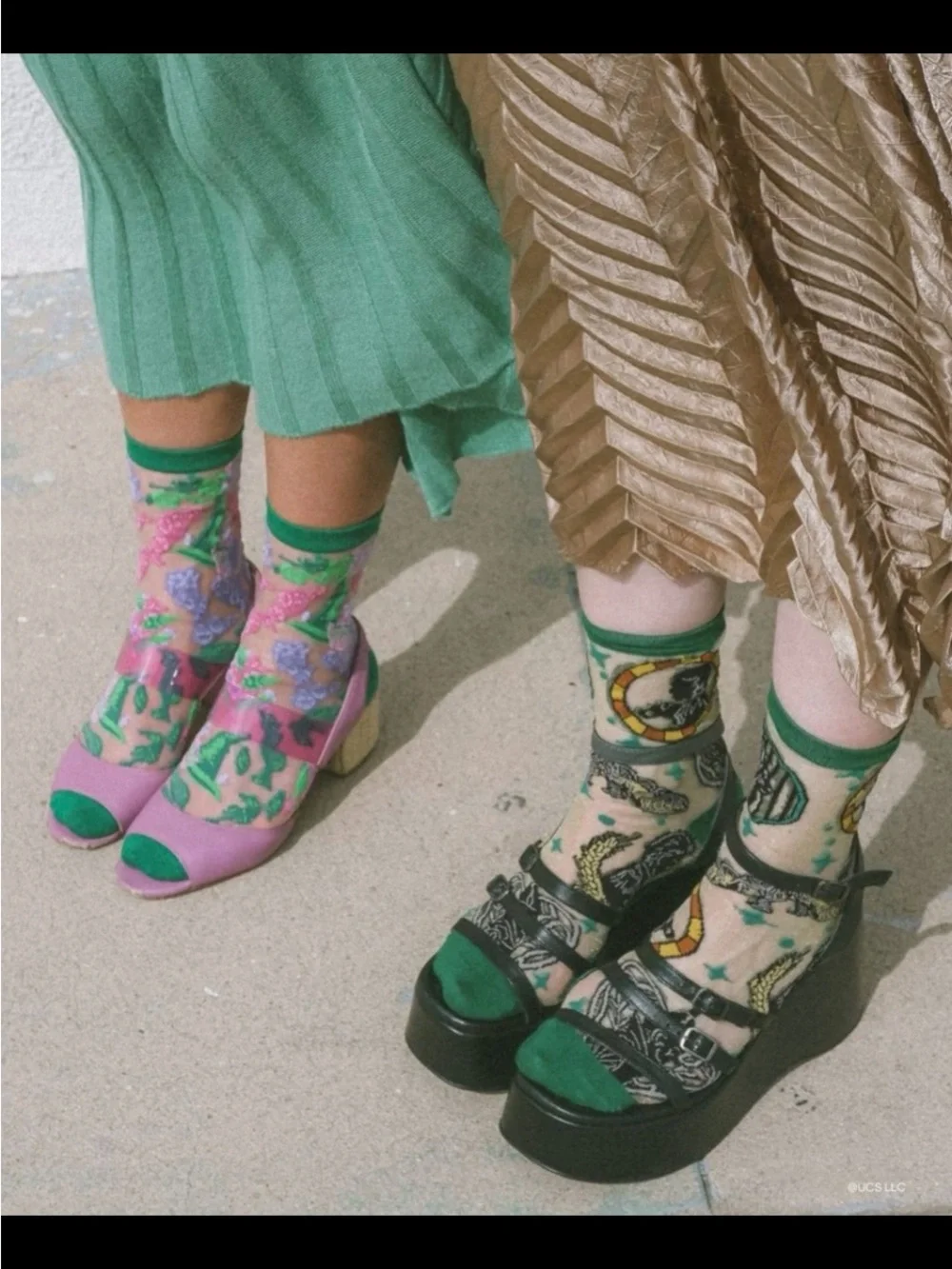 Sock Candy Wicked All Roads Lead to OZ.Shimmer Crew Socks.  Price Firm.